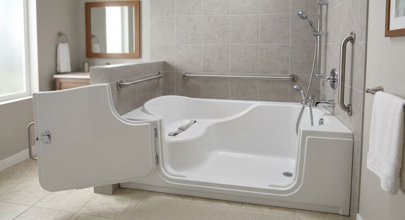 Handicap Bathtub Installation detail